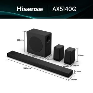 Alternative view of Hisense Surround System