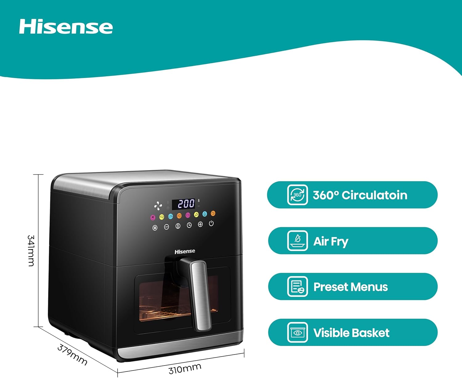 Hisense 8L Air Fryer - Image 12