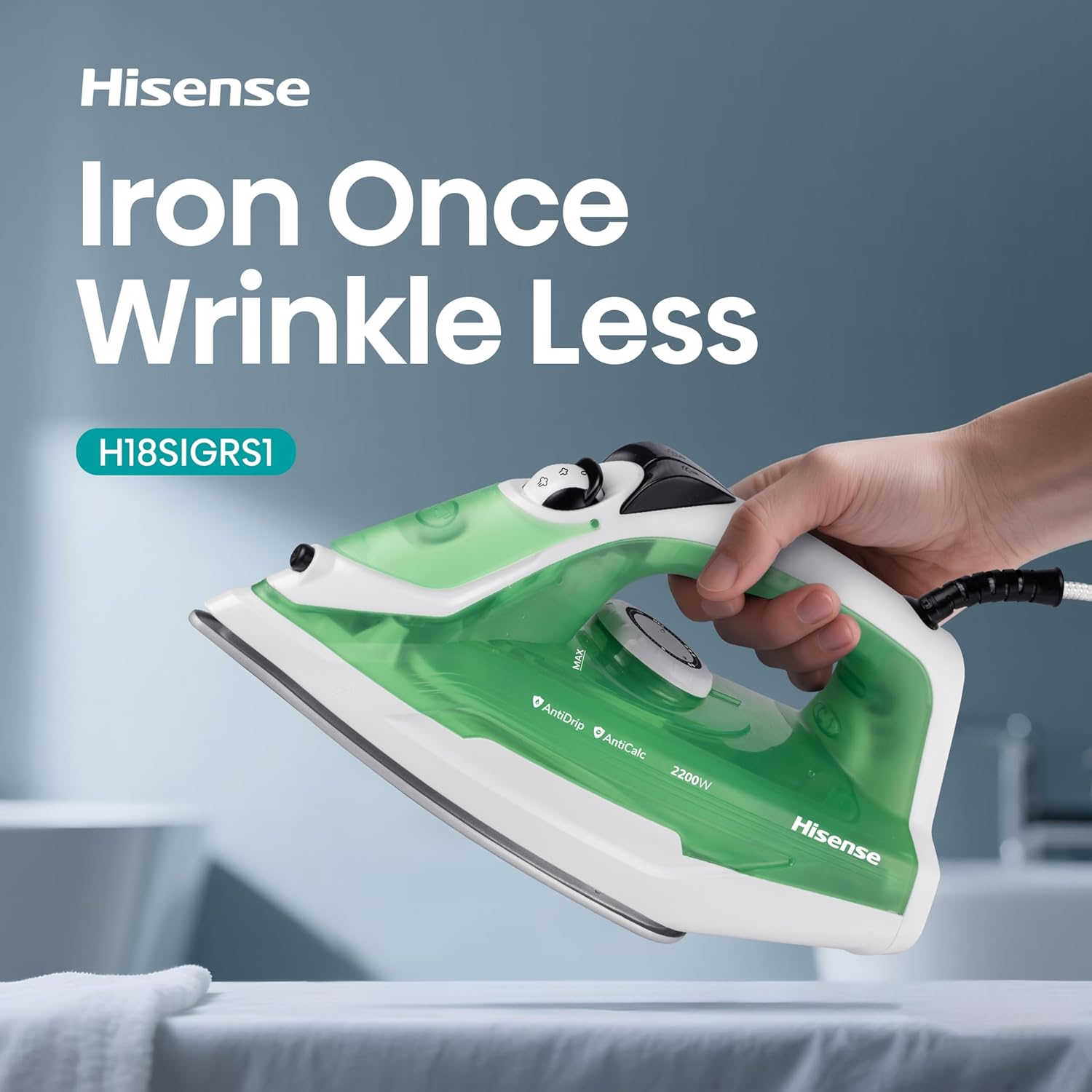 Hisense 1800W Steam Iron - Image 2