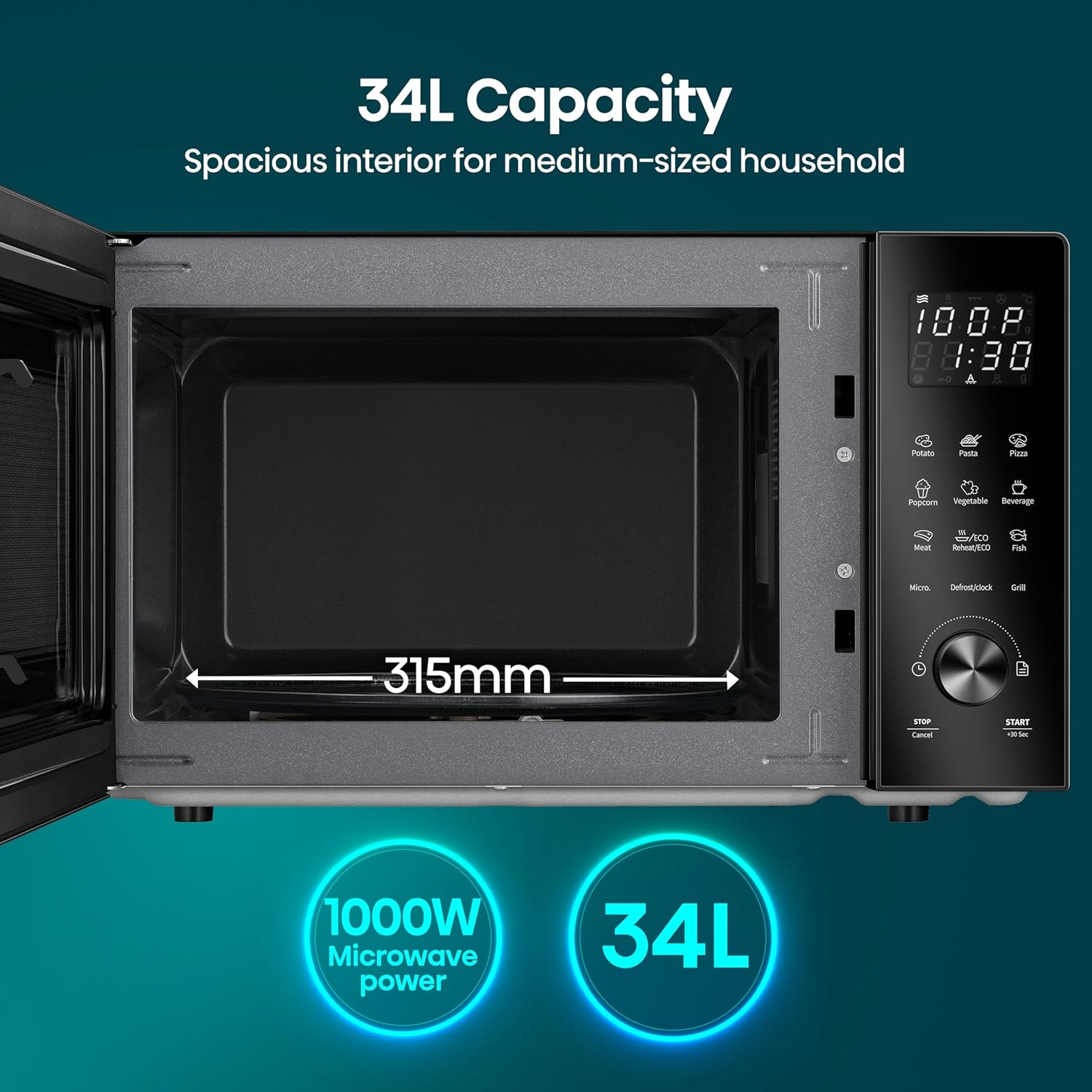 Hisense 34L Microwave - Image 8