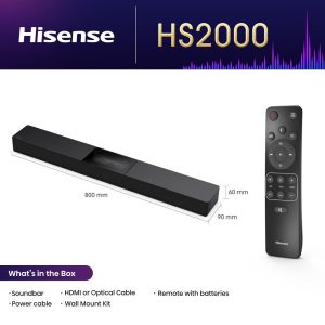 Alternative view of Hisense HS2000 Soundbar