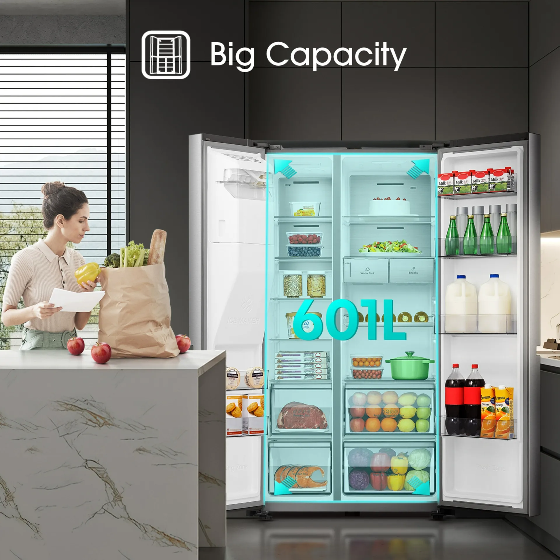 Hisense 819L Refrigerator - Image 4