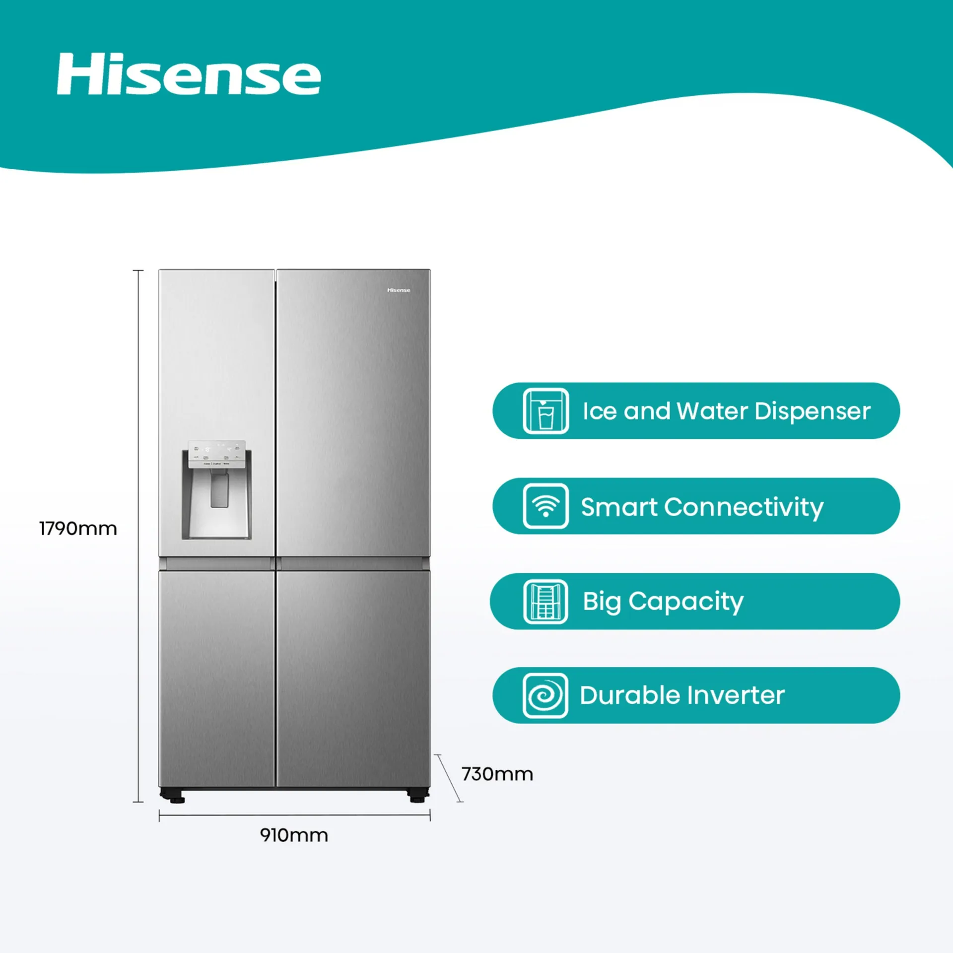 Hisense 819L Refrigerator - Image 9