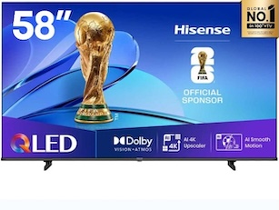 Hisense 58 QLED TV