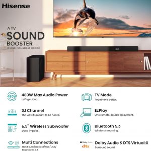 Alternative view of Hisense HS3100 Soundbar