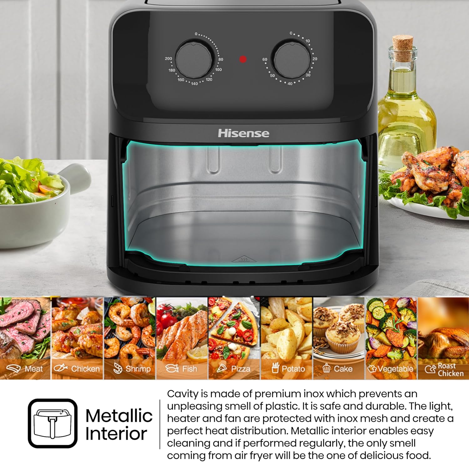 Hisense 8L Air Fryer - Image 4
